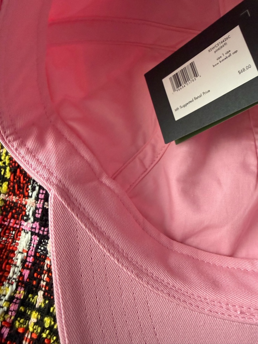NWT Kate Spade Pink Baseball Cap - Picture 11 of 12